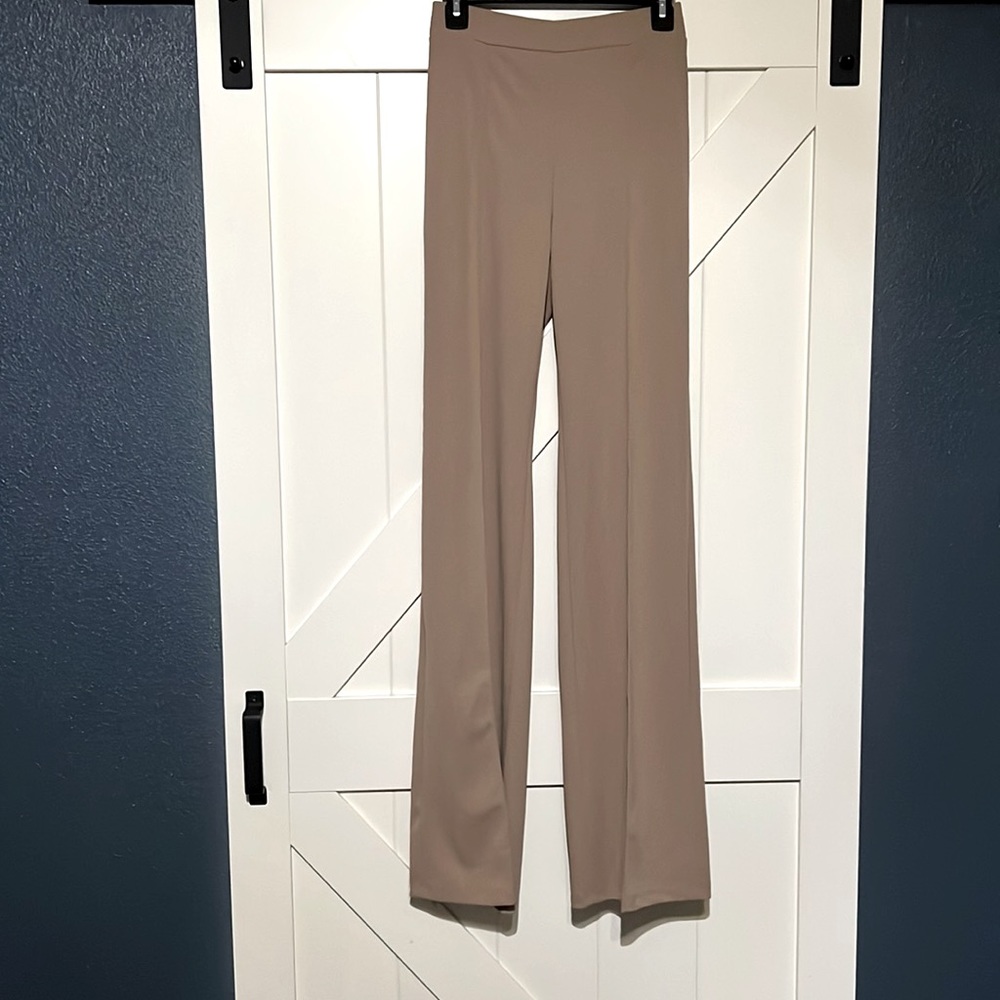 NWT FashionNova Tall Victoria high waisted dress pants in Taupe Size Large